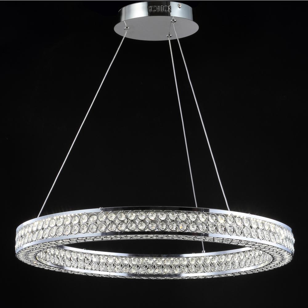 circle led chandelier