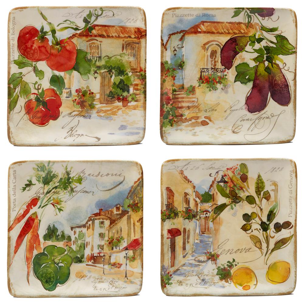 Certified International Piazzette Rectangular Platter 16,