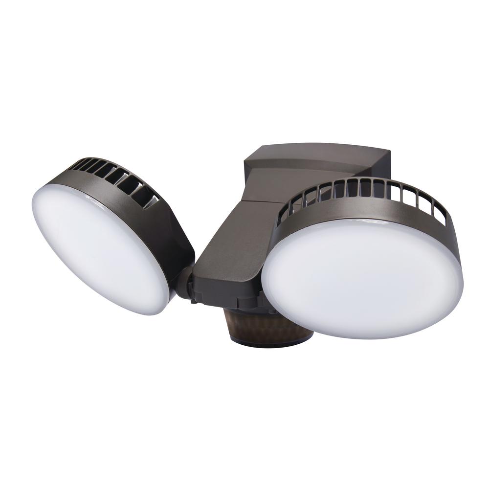 Yes Timer Bronze Outdoor Flood Spot Lights 270 Degree Bronze Integrated Led Outdoor Motion Sensor Light