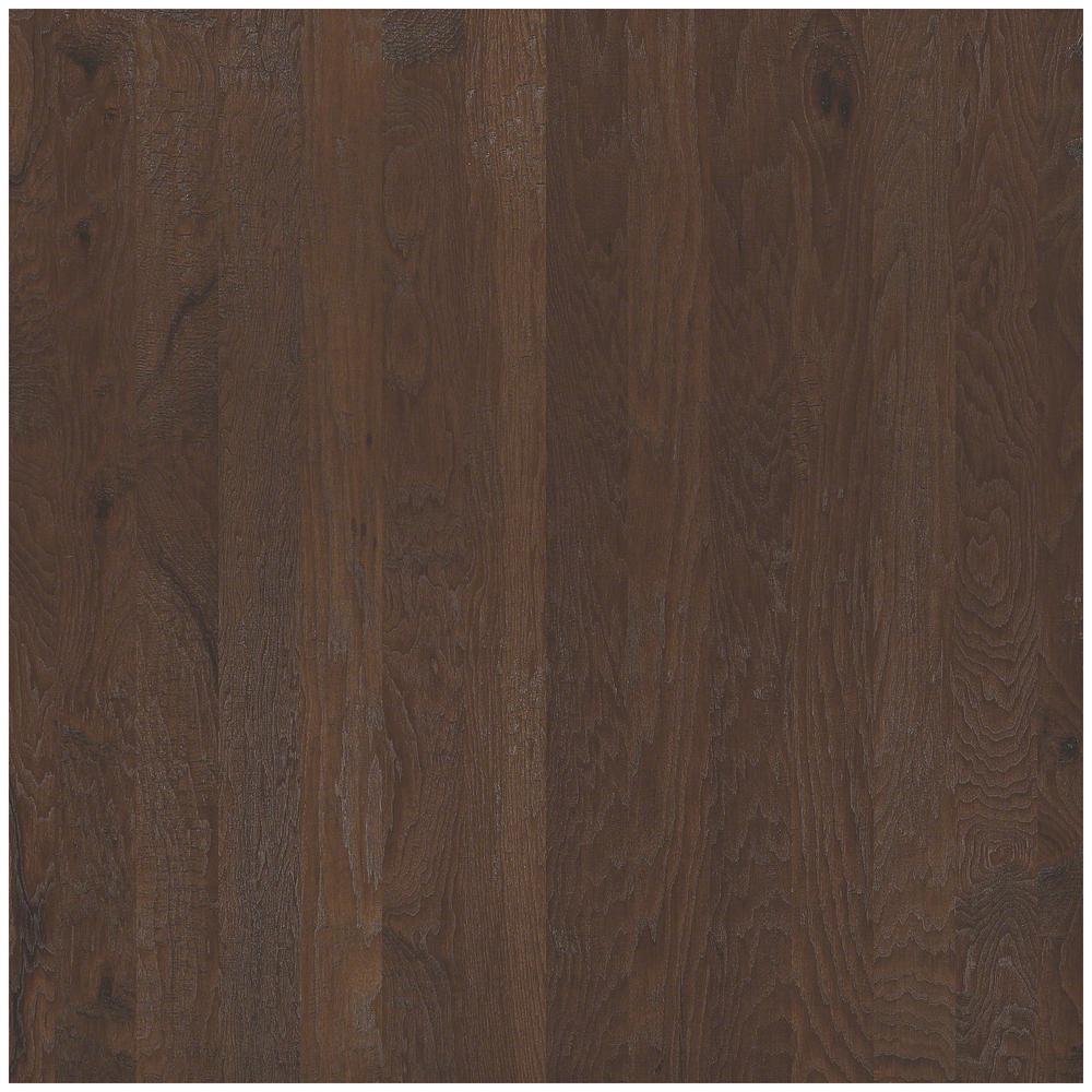 Shaw Take Home Sample Canyon Hickory Fawn Engineered Hardwood