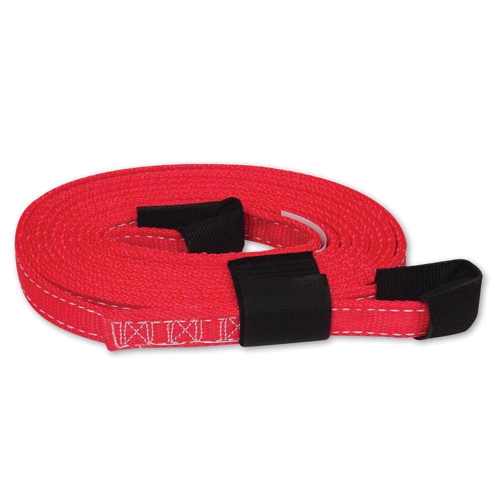 SNAPLOC 15 ft. Tow Strap with Hook and Loop Storage Fastener