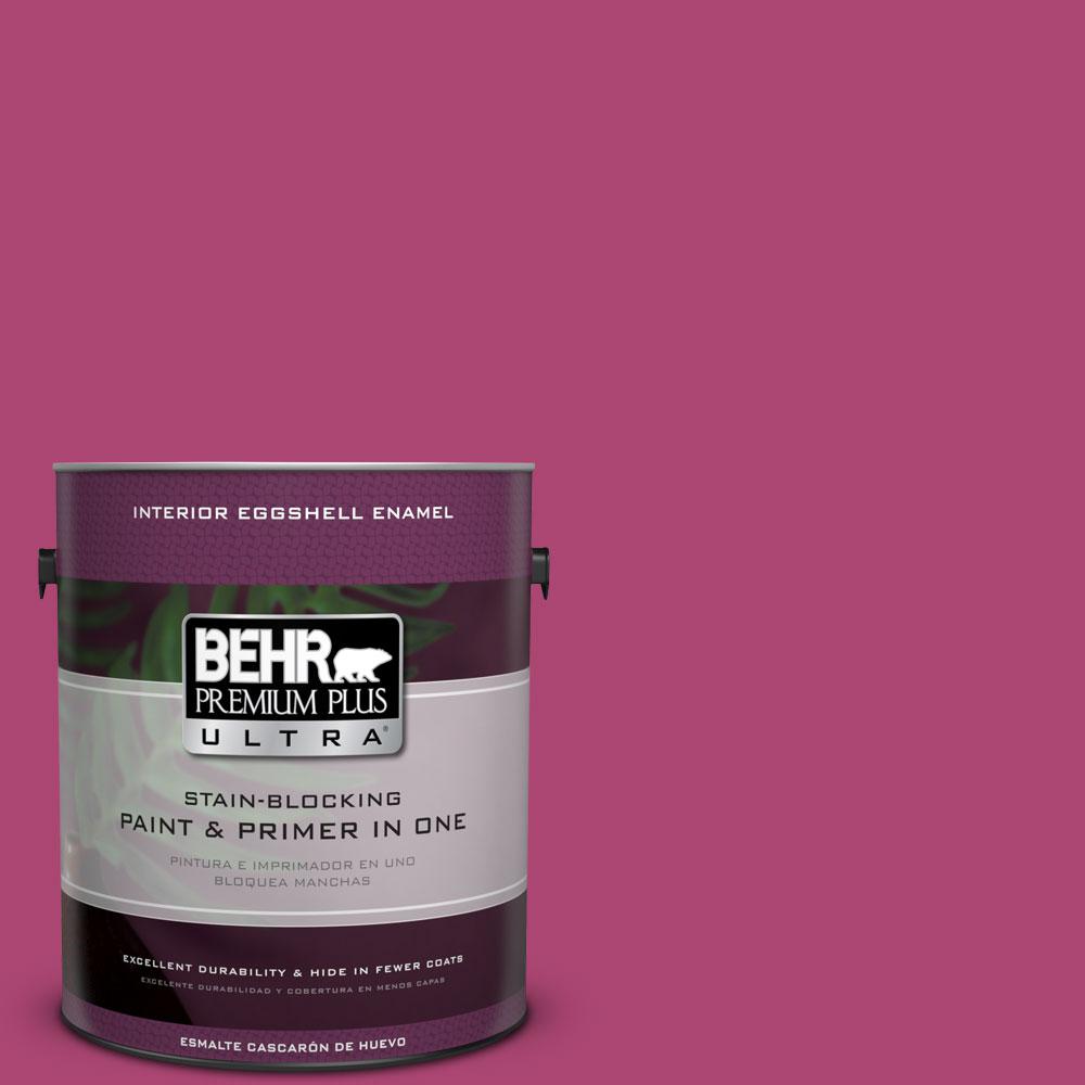 Behr Premium Plus Ultra 1 Gal 100b 7 Hot Pink Eggshell Enamel 100b 7 Hot Pink Eggshell Enamel Interior
