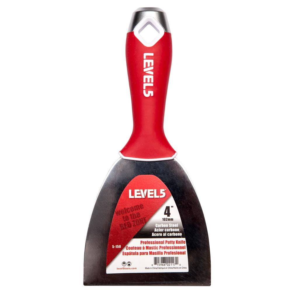 Level 5 3 in. Carbon Steel Putty Knife with Hammerend5149 The Home