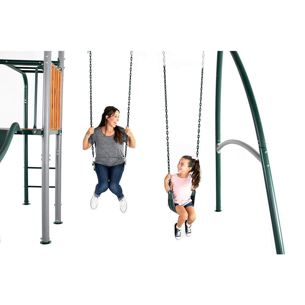 sportspower big ridge metal swing set