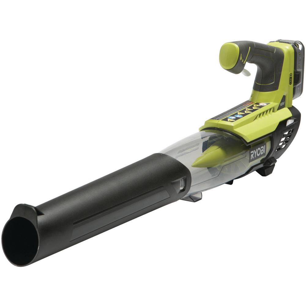 Ryobi Jet Fan Leaf Blower 280 CFM VariableSpeed 18V Battery + Charger