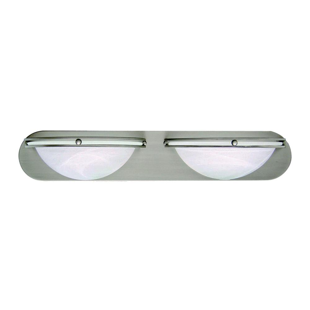 Monument 2-Light Brushed Nickel Bath Light was $61.5 now $40.0 (35.0% off)