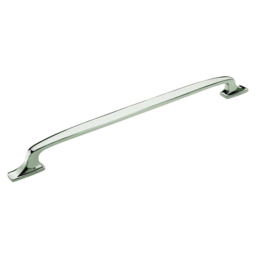 polished nickel appliance pull