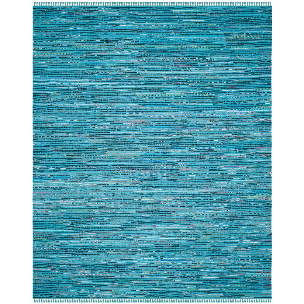 Safavieh Rag Rug Turquoise/Multi 8 ft. x 10 ft. Area RugRAR125C8