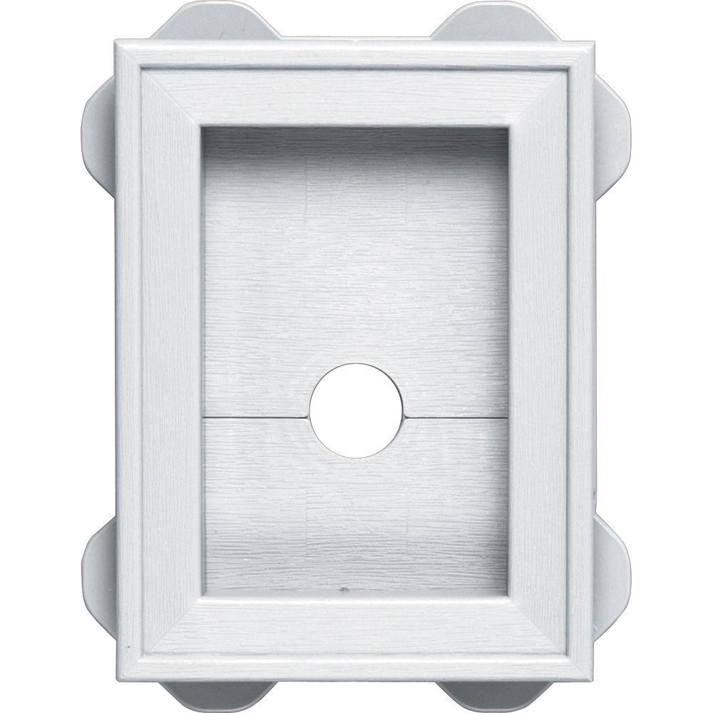 PPG 5/4 in. x 51/2 in. x 71/2 in. Split Mount Primed Rustic Hose Bib BlockPR100BB The Home