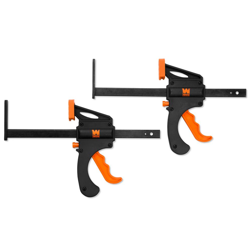 WEN 7.5 in. Quick Release Track Saw Clamps (2Pack)CT992F The Home Depot