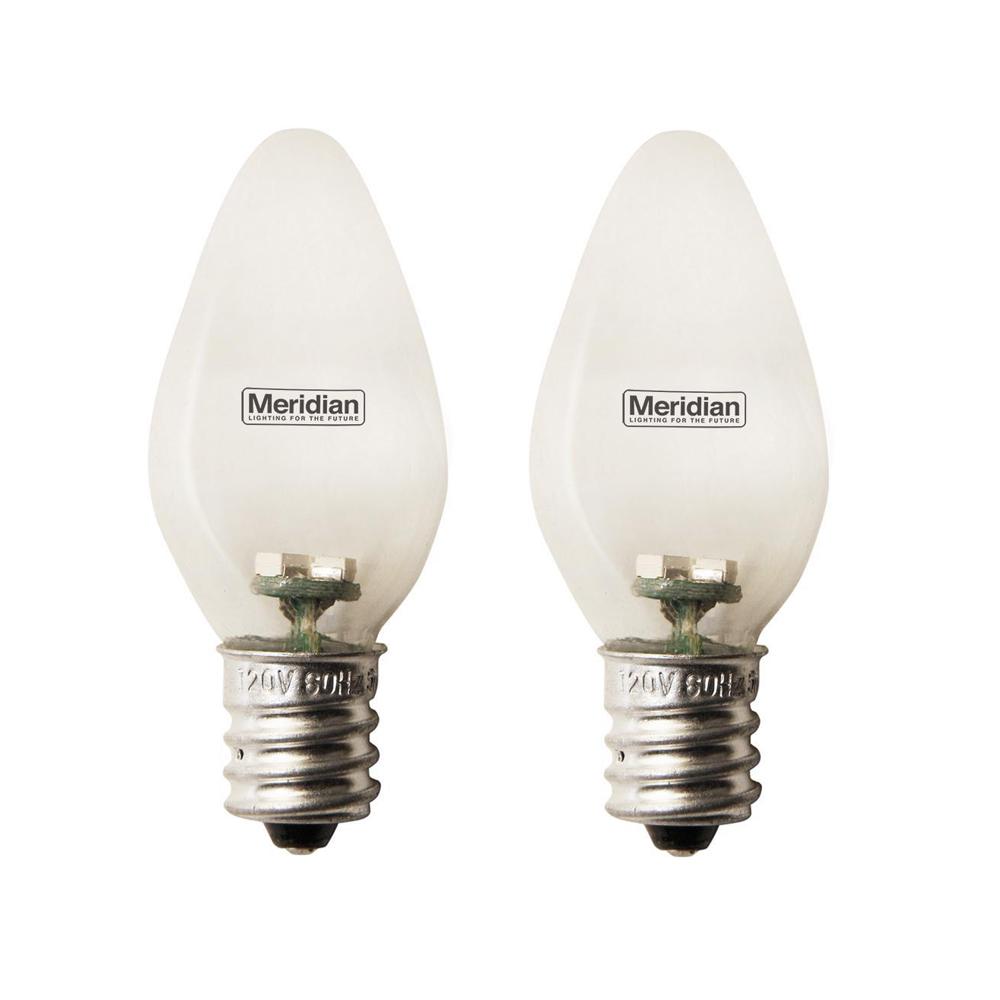 C7 Led Bulb >> Meridian 4 Watt Equivalent Soft White C7 Led Light Bulb 2 Pack C7 Led Bulb >> Meridian 4 Watt Equivalent Soft White C7 Led Light Bulb 2 Pack