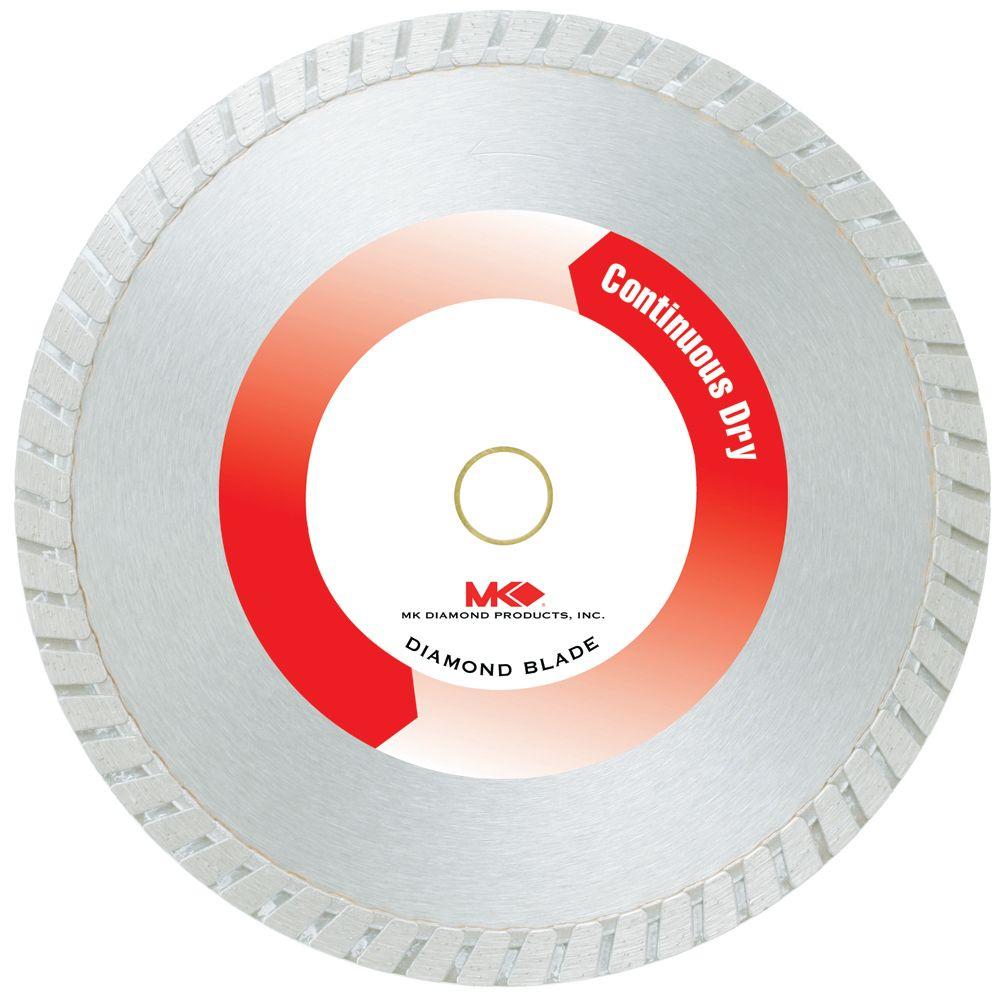 MK Diamond 7 in. Continuous Rim DryCutting GeneralPurpose Diamond
