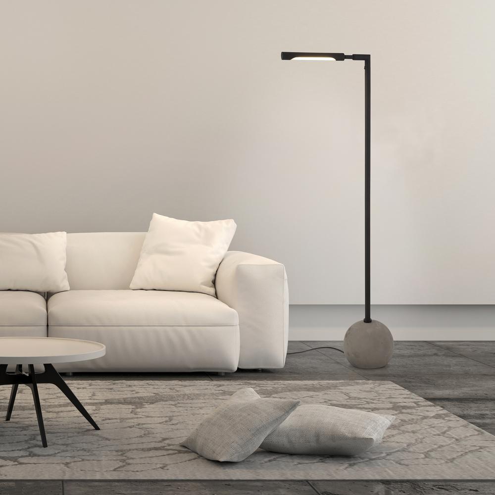 concrete base floor lamp