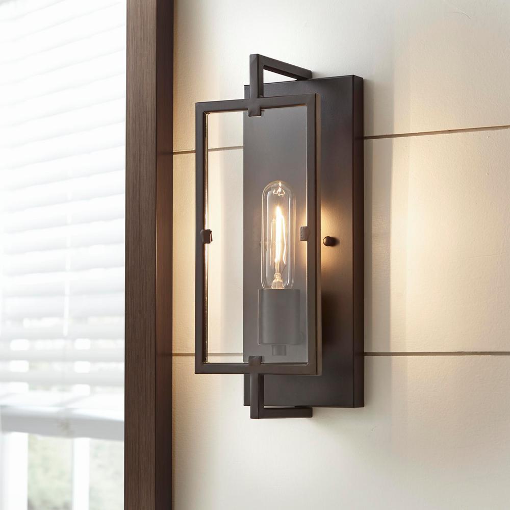 Home Decorators Collection Kenton 1 Light Vintage Bronze Wall