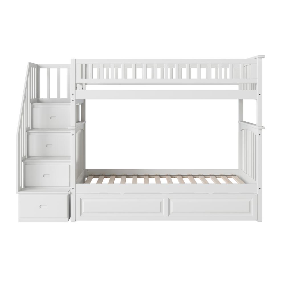 South Shore Mobby Pure White Twin Size Loft Bed 3880087 The Home