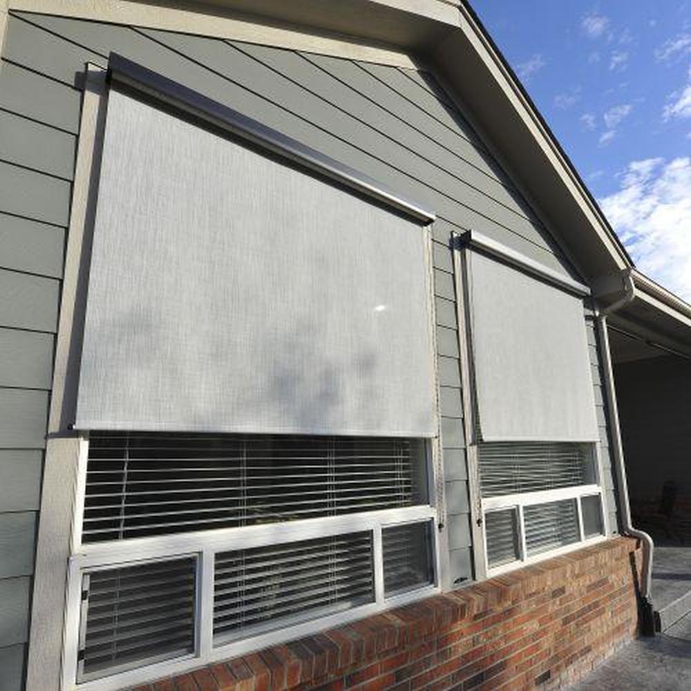PVC Outdoor Shades Shades The Home Depot