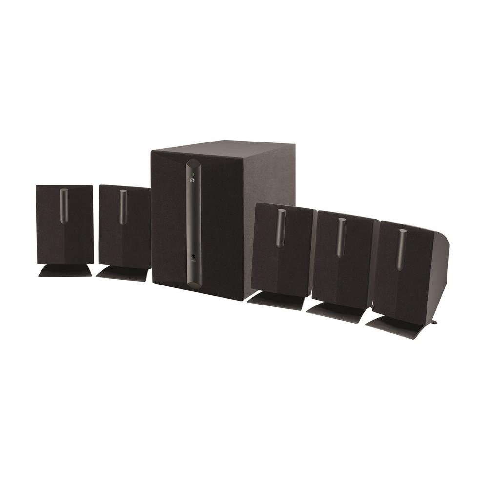 5.1 ch home theater system with active subwoofer