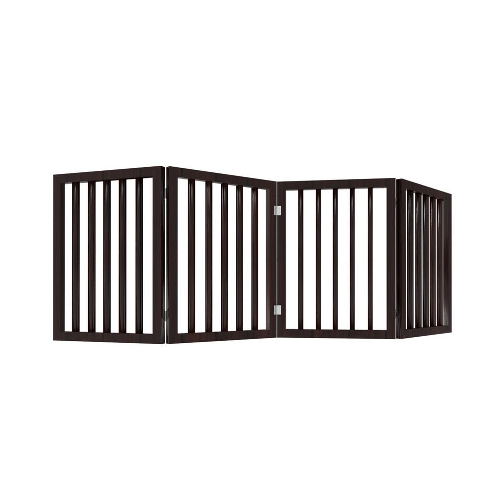 white picket fence folding pet gate