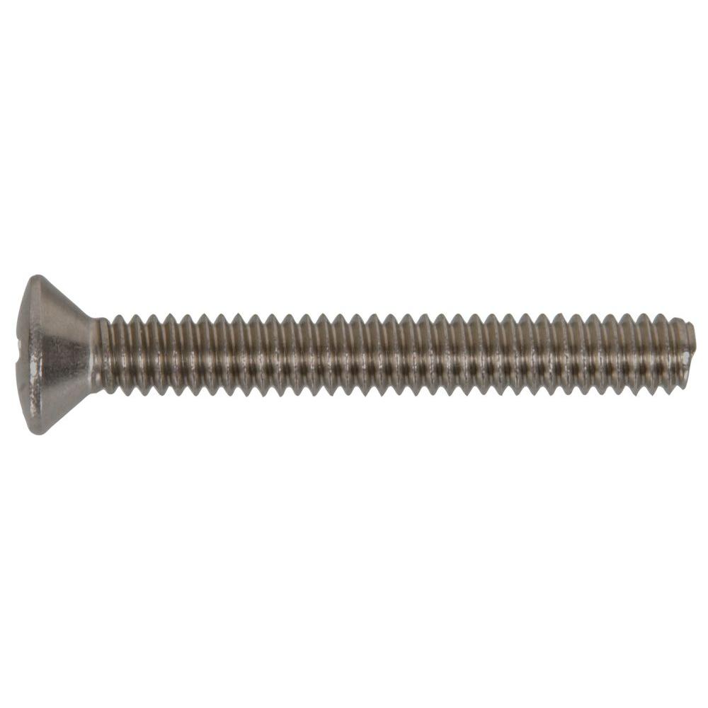 Bright Finish Machine Thread Full Thread Quantity 50 by Fastenere 8-32 x 1-3//4 Flat Head Machine Screws Phillips Drive Stainless Steel 18-8