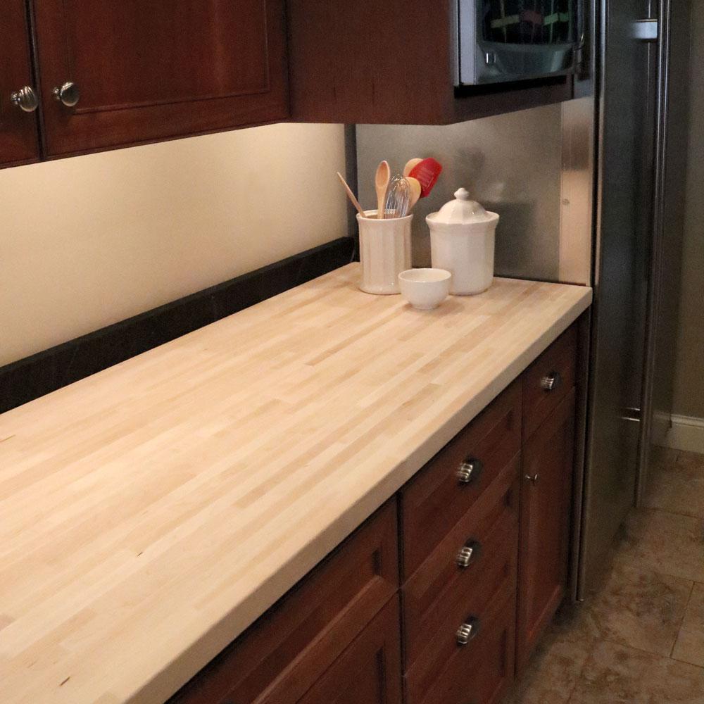 Butcher Block Countertop Home Depot - Hardwood Reflections Unfinished