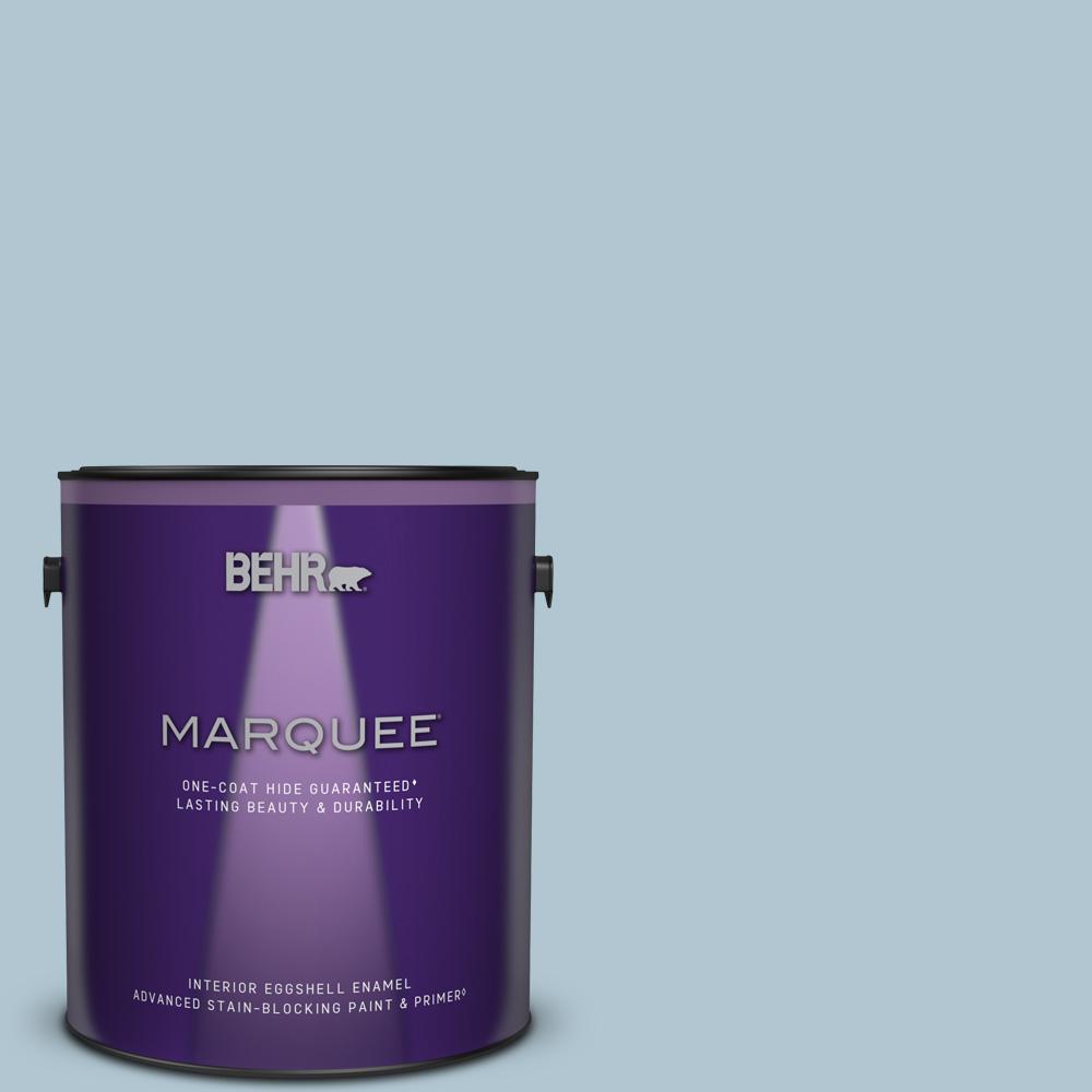 BEHR MARQUEE 1 gal. MQ550 Opal Waters OneCoat Hide Eggshell Enamel