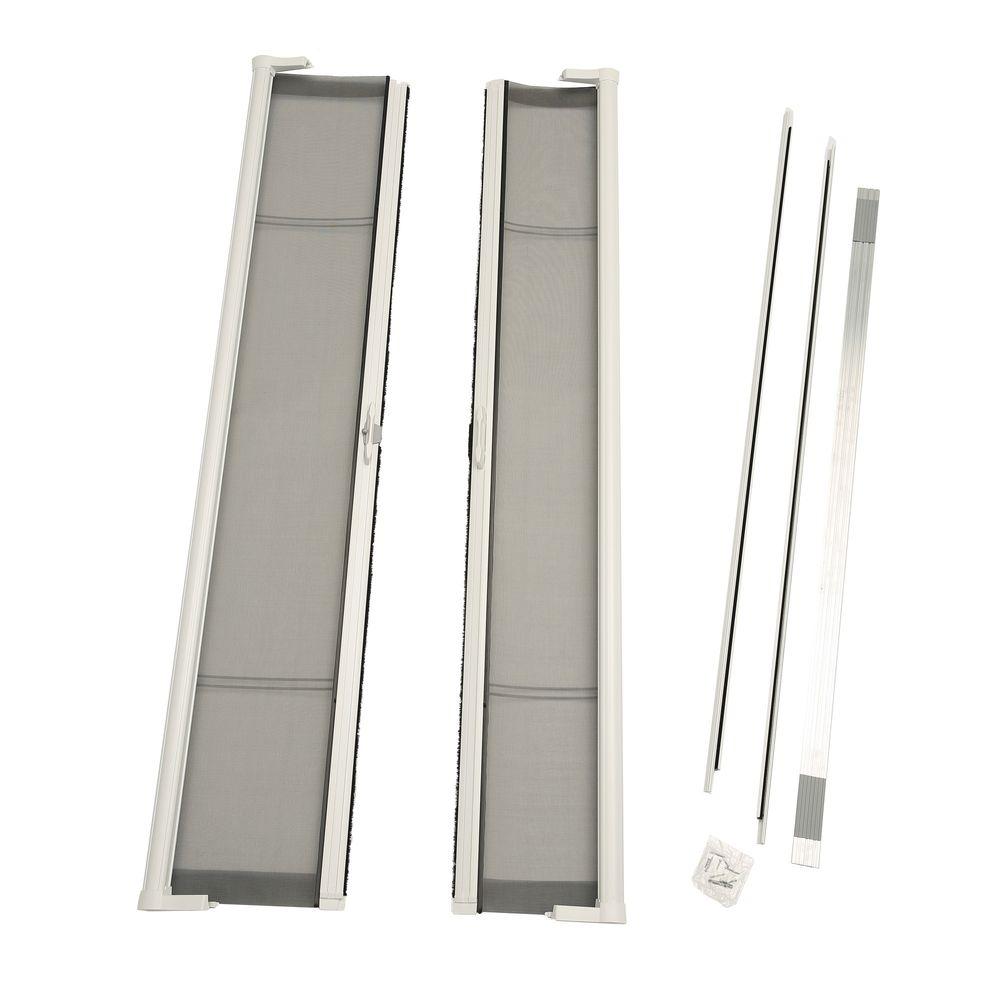 Larson 72 In X 80 In Brisa White Standard Height Double Door Kit Retractable Screen Door