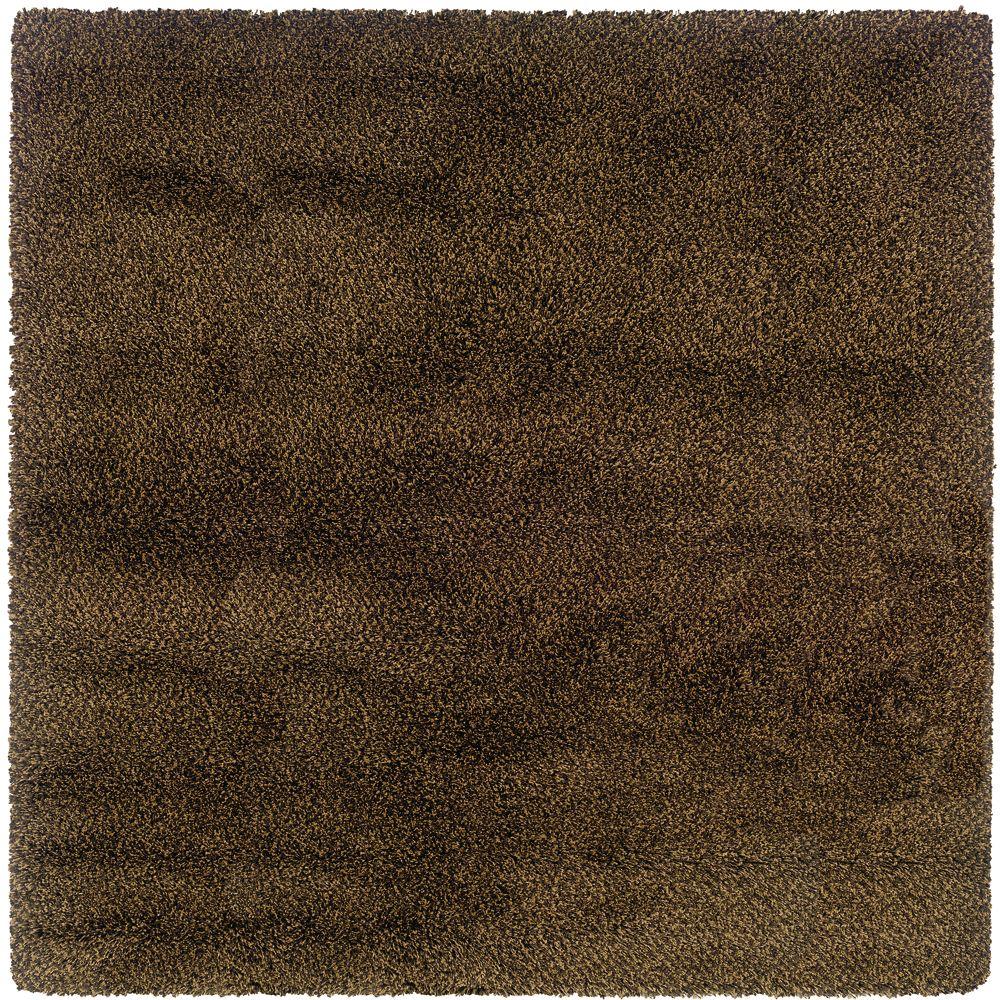 Home Decorators Collection Urban Loft Brown Gold 8 ft. x 8 ft. Square Area Rug0005840850 The