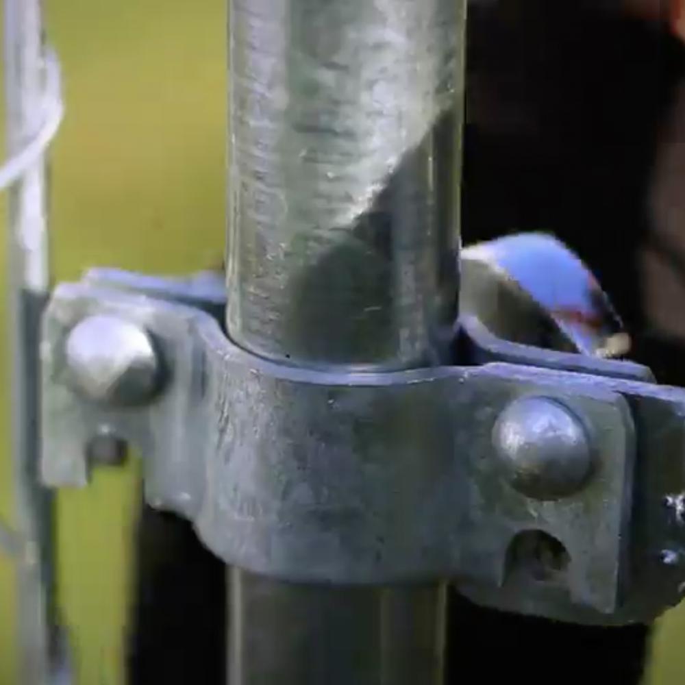 chain link fence panel clamps