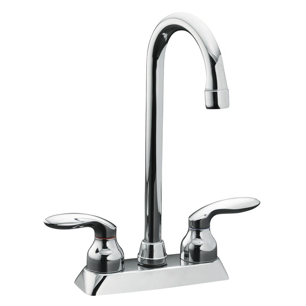KOHLER Coralais 2Handle Bar Faucet in Polished ChromeK152754CP