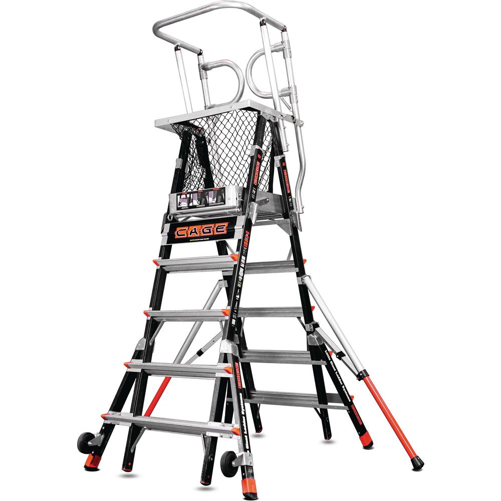 Little Giant Ladder Systems 5 ft.-9 ft. Fiberglass 375 lbs. Rated Type ...