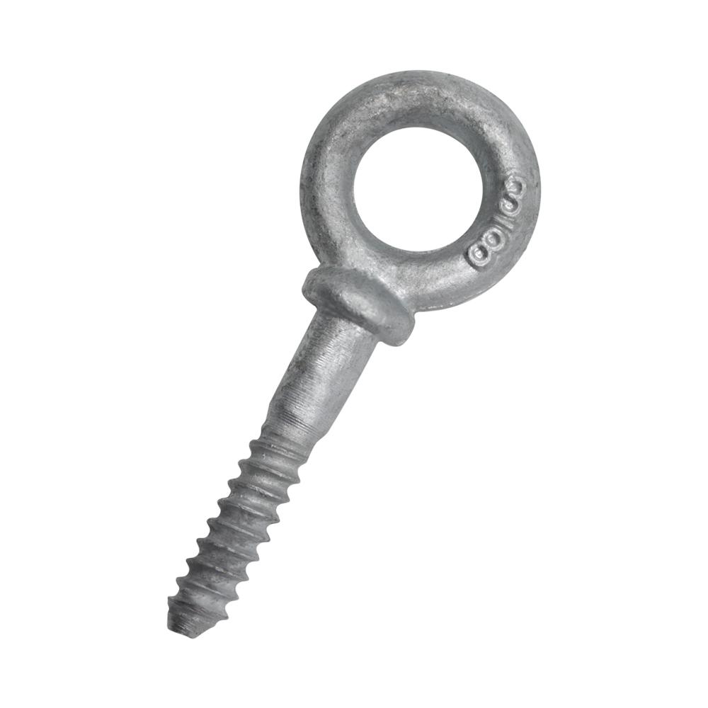 3/8 in. x 8 in. ZincPlated Lag Thread Screw Eye806956 The Home Depot