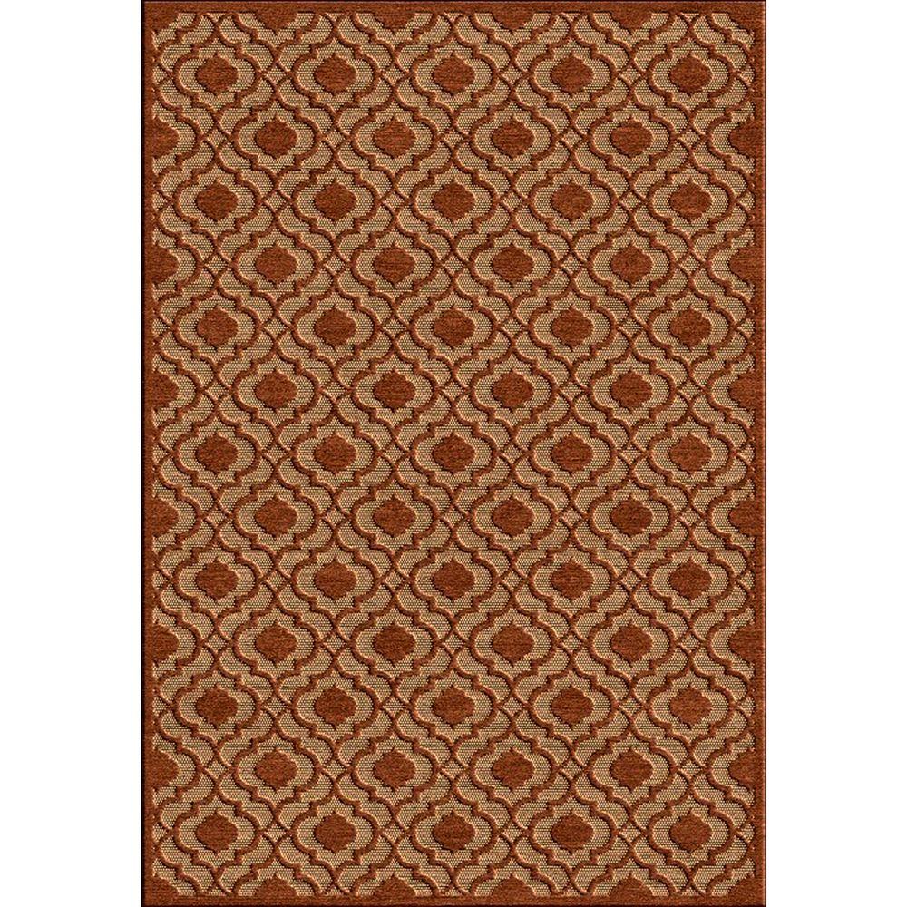 Artistic Weavers Mangiu Rust 5 ft. x 7 ft. 6 in. Indoor/Outdoor Area