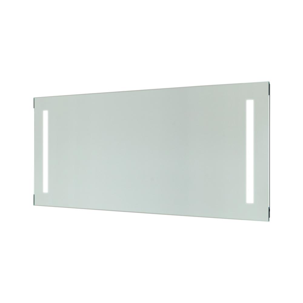 Vanity Art 60 in. x 28 in. White LED Lighted Wall Mirror with Sensor