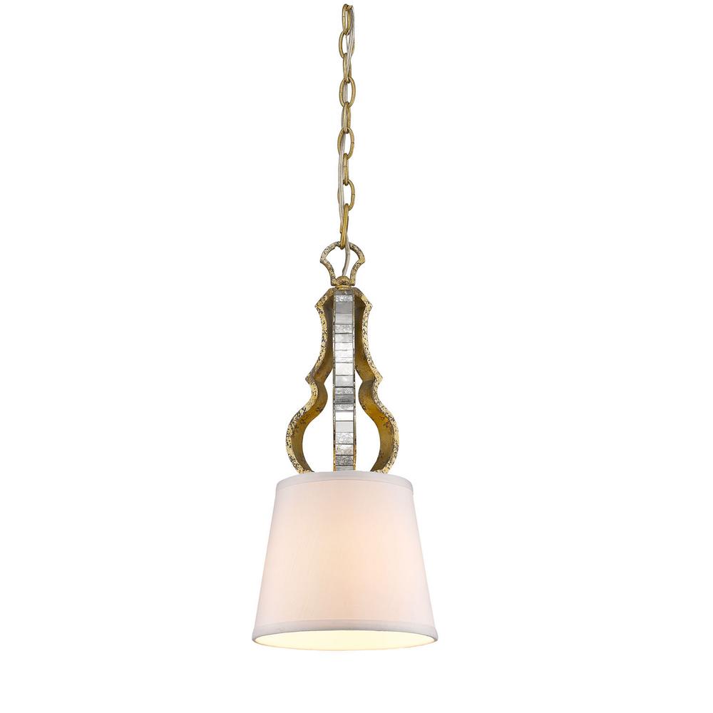 Golden Lighting Hayworth 1 Light Luxe Gold Pendant 5140 M1l Lg The Hayworth 1 Light Luxe Gold Pendant