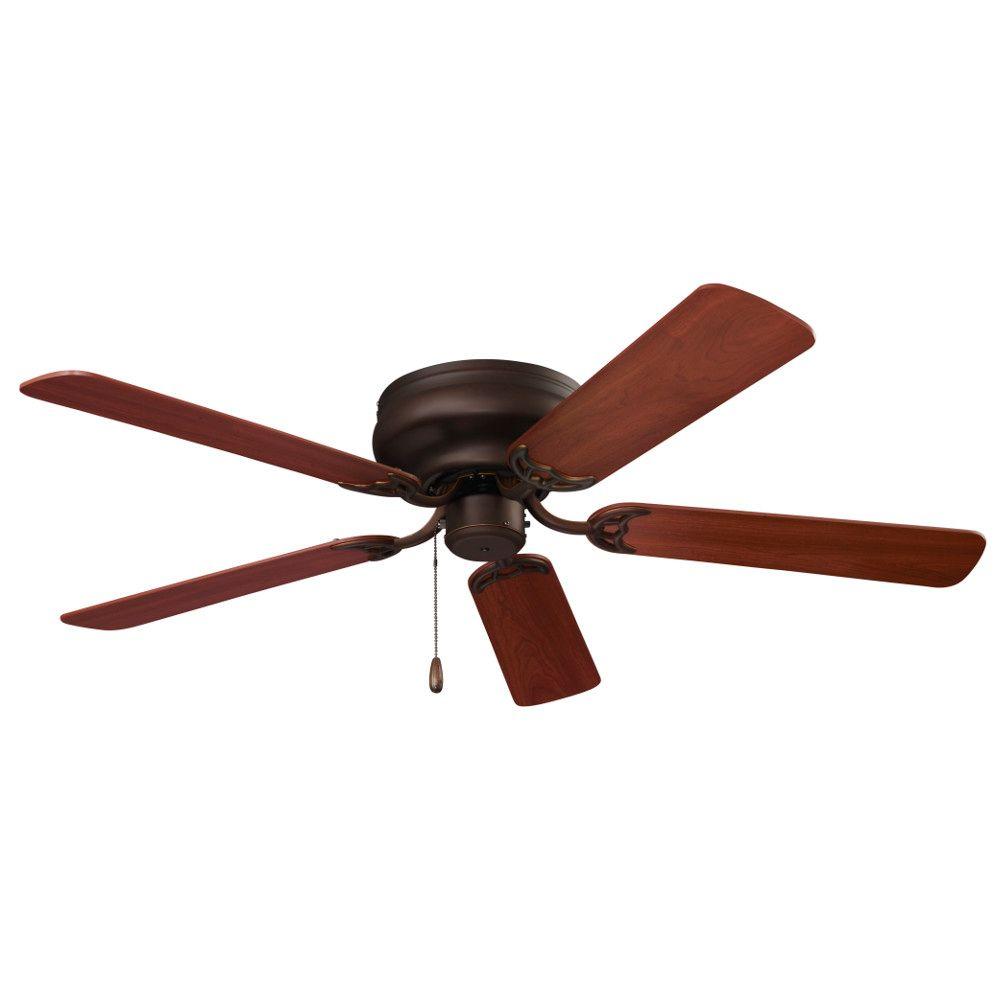 NuTone Hugger Series 52 in. Oil-Rubbed Bronze Ceiling Fan ...