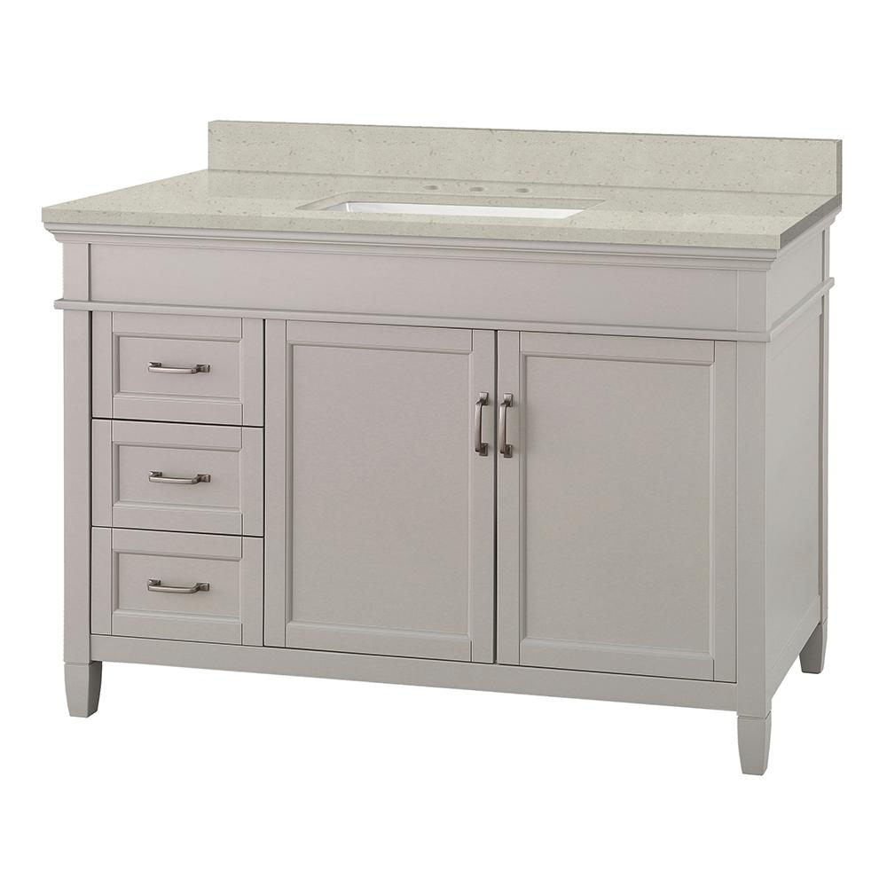 Home Decorators Collection Ashburn 49 in. W x 22 in. D Vanity Cabinet