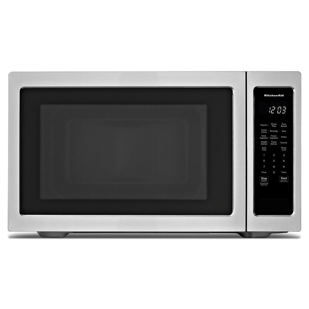 Kitchenaid 2 20 Cu Ft Countertop Microwave In Stainless Steel