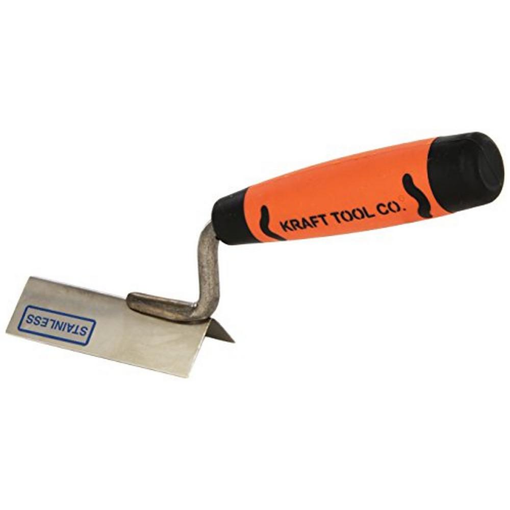 Kraft Tool Co. 3-1/8 inch x 1 inch Stainless Steel Outside Corner Trowel with... by Kraft Tool Co.