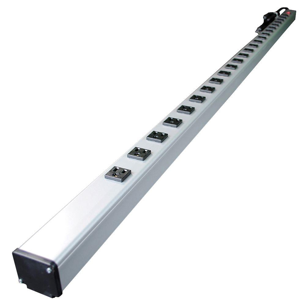 Legrand Wiremold 24-Outlet Industrial Power Strip, 5 ft. Cord by Legrand Wiremold
