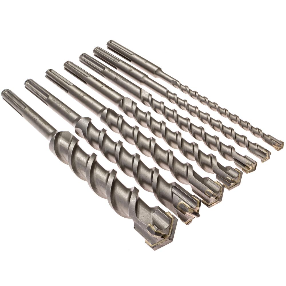 NEW Masonry Drill Bit Set 7 Piece Set Each