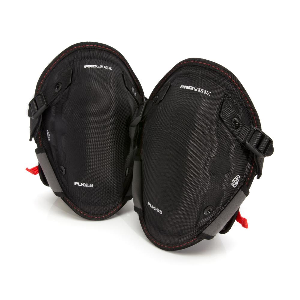 Prolock Professional Black Gel Abrasion Resistant Safety Knee Pads