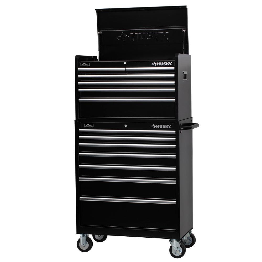 Husky 34 In. 13-Drawer Tool Chest And Cabinet Set-H346CH H347TR - The ...