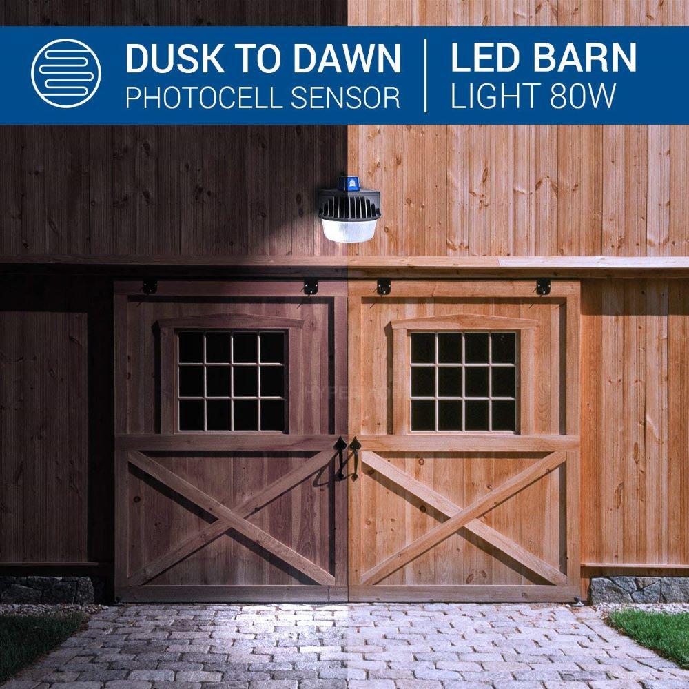 Hyperikon Barn Light 80 Watt 400 Watt Equivalent Integrated Led