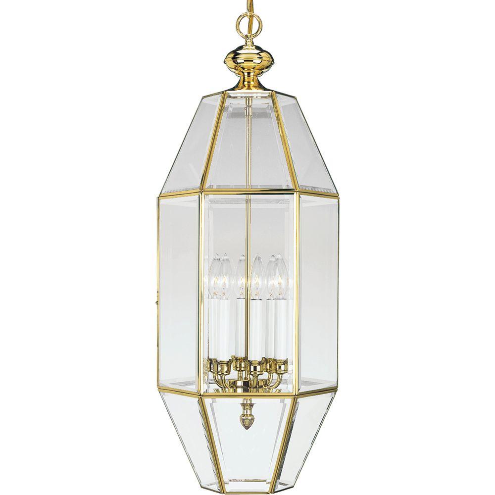 Progress Lighting 6 Light Brushed Nickel Foyer Pendant With Clear Progress Lighting 6 Light Brushed Nickel Foyer Pendant With Clear Beveled Glass P3779 09 The Home Depot