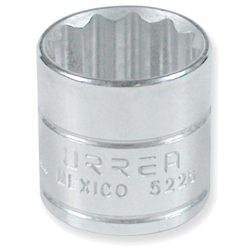 Urrea 3 8 In Drive 12 Point 7 8 In Chrome Socket 5228 The Home Depot