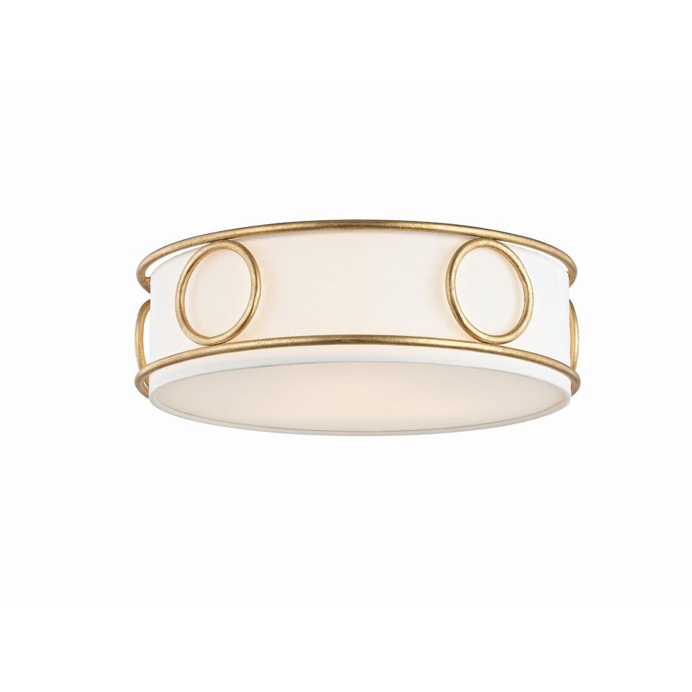 leaf flush mount light