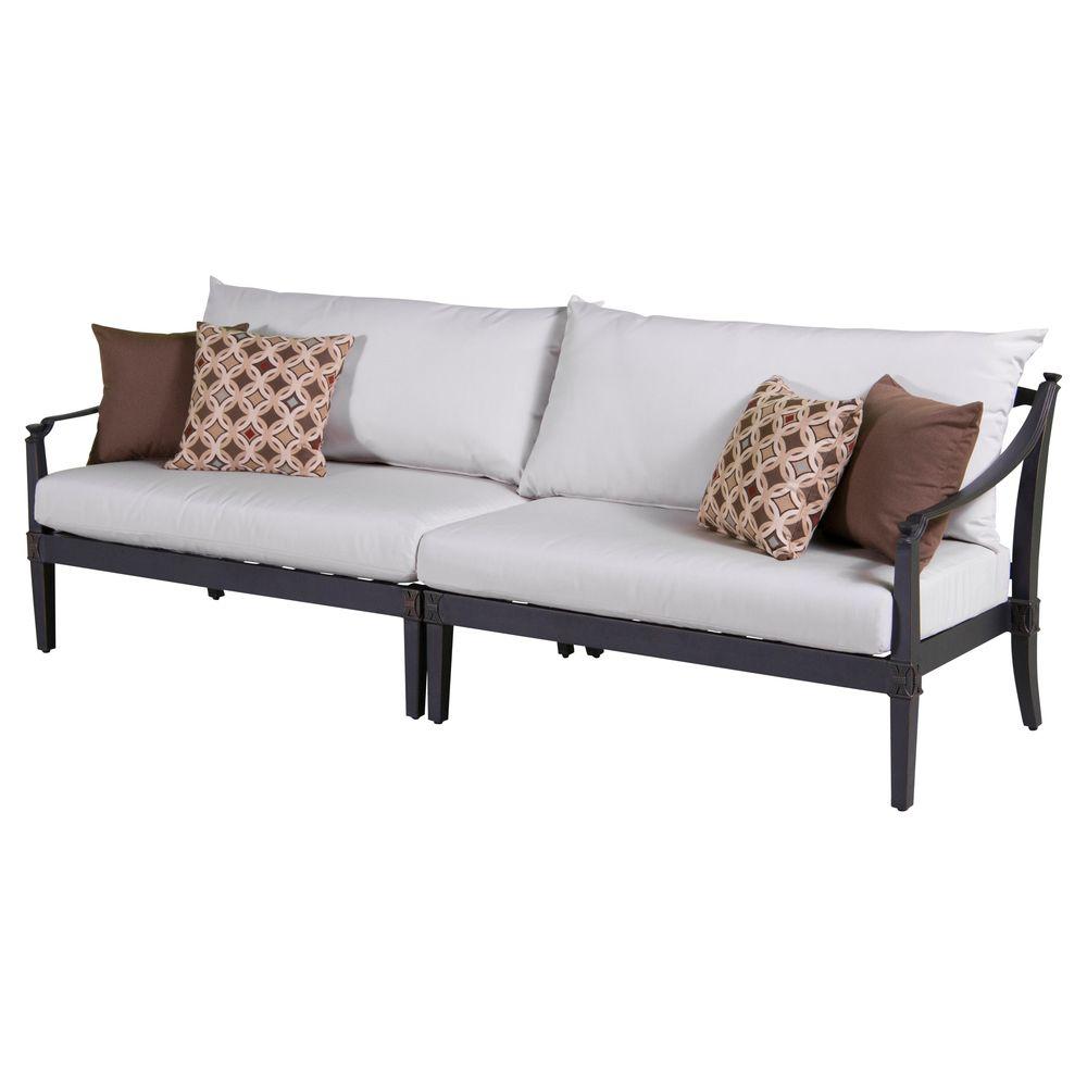 Rst Brands Astoria 2 Piece Patio Sofa With Moroccan Cream Cushions Rst Brands Astoria 2 Piece Patio Sofa With Moroccan Cream Cushions
