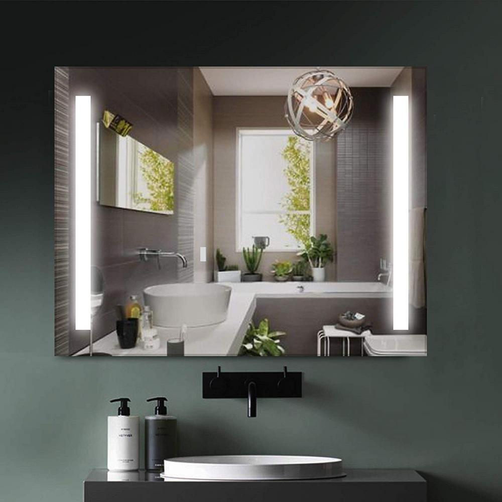 wall mirror with lights