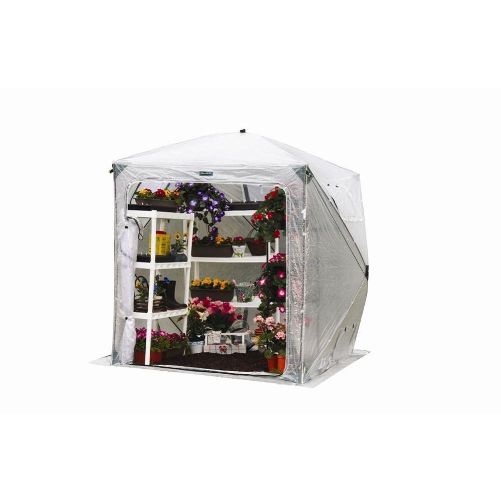 FlowerHouse OrchidHouse 7 ft. x 7 ft. PopUp GreenhouseFHOH400 The