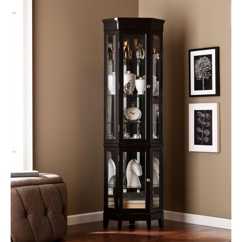 Southern Enterprises Carlotta Black China Cabinet Hd888415 The